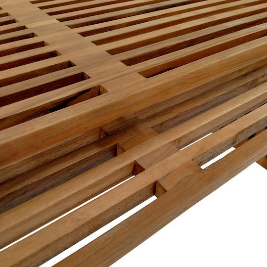 Pakketo Kaffeetische Zentral Tinnie aus Massivholz Natürliche Farbe 2 Stück M117xL61xH47cm
