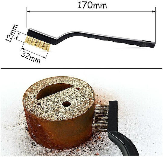 Perii 6930720001177 Plastice Perii de Curățare cu mâner pentru Toaletă Multicolore 3buc