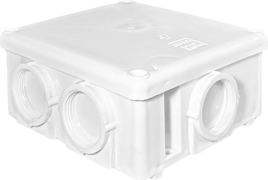Elvhx Elbox Ηλεκτρολογικό Κουτί Εξωτερικής Τοποθέτησης Διακλάδωσης Στεγανό IP65 σε Γκρι Χρώμα 20τμχ