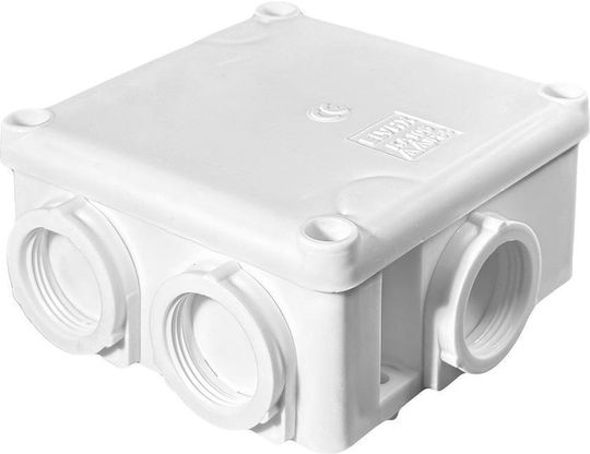 Elvhx Elbox Surface Mounted Electrical Box Branching Watertight IP65 in Gray Color