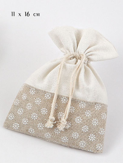 Palma Emporio Pouch for Wedding Favors Ecru 1pcs