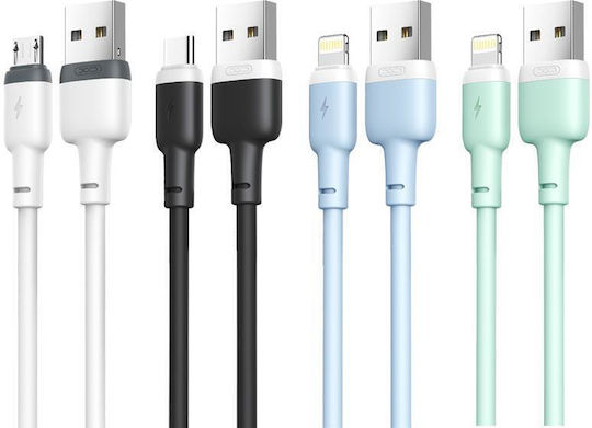 XO Редовна USB 2.0 до микро USB кабел Син 1м (16.005.0234)