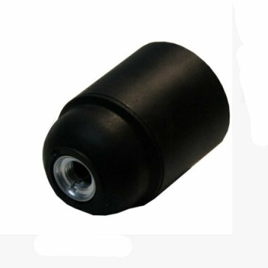 Elvhx Power Socket with Socket E27 in Black color Set 1pcs EL427612