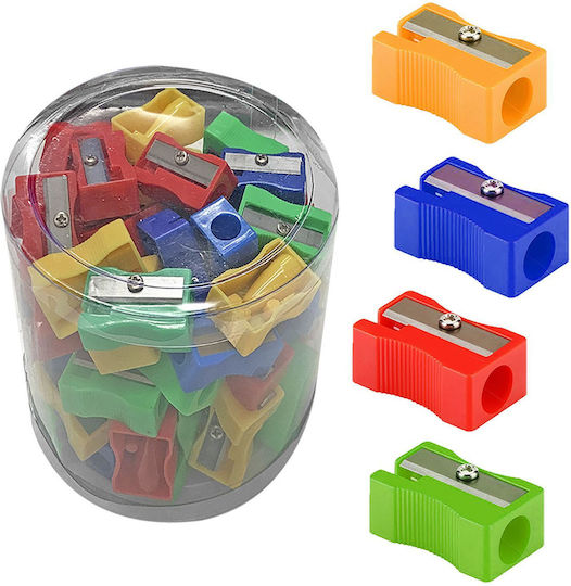 Justnote Plastic Sharpener (Μiscellaneous Colours) 1pcs