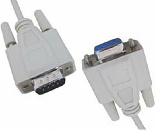 Καλώδιο RS232 9-pin male σε RS232 9-pin female 1.8m 04.001.0154 5τμχ