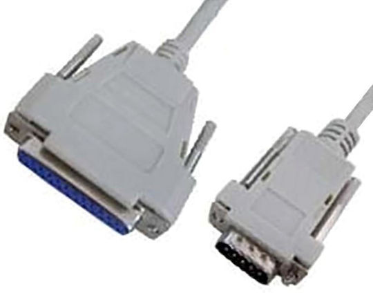 Cable RS232 25-pin male to RS232 9-pin male 2m (04.001.0097) 1pcs
