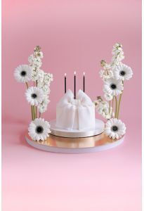 PartyDeco Birthday Candle Number in Black Color 12pcs SCD-4-010