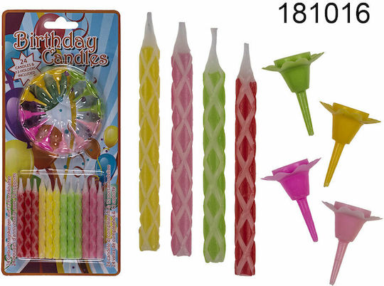 Set de 12 lumânări de ziua de naștere