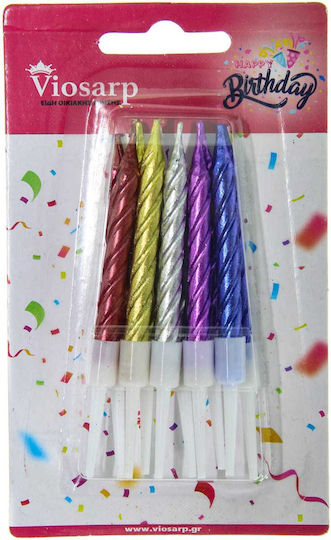 Viosarp Party Candles Set 6pcs