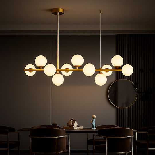 Alista Home Reglabil Lustră Auriu pentru 11 Becuri G9