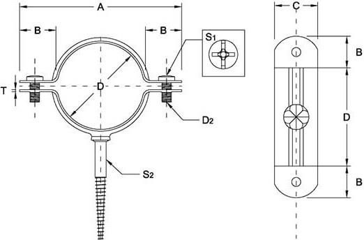 Vioflex Στήριγμα Σωλήνα 100τμχ 21620