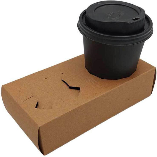 Ecocraft Set of 100 Coffee Cup Holders 2 Positions