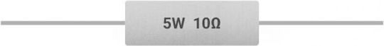 10ohm 5W (30Stück) 01.001.1437