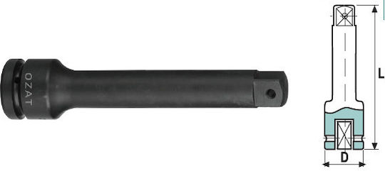 3/4'' Ударно Удължение 3/4''
