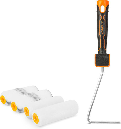 Handy Farbroller Set 2+2 Stück mit Griff