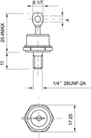 Rectifier Power Diode 600V and 40A 01.011.0092