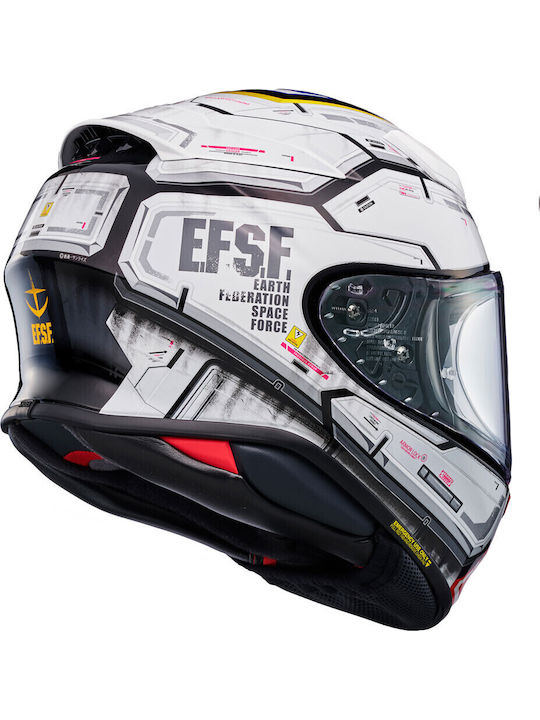 Shoei NXR 2 Gundam TC-10 Cască Moto Față întreagă DOT / ECE 22.06