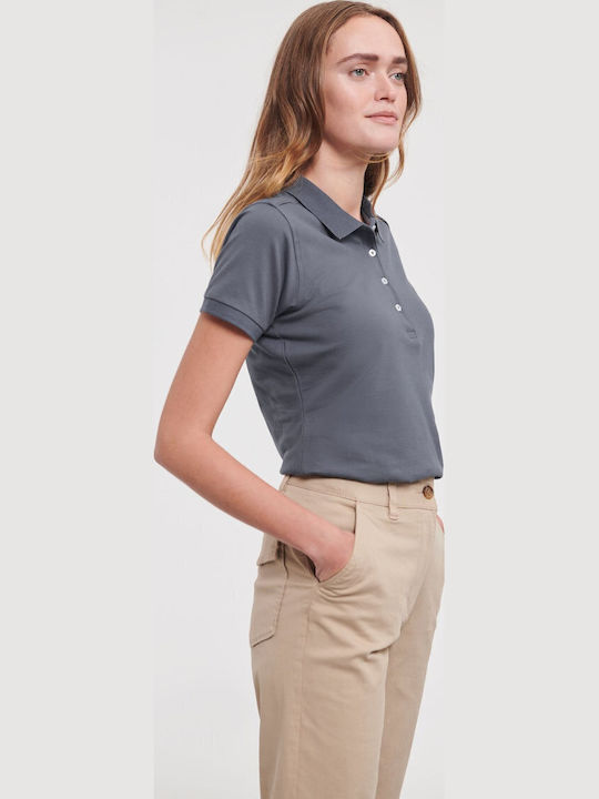 Russell Europe Γυναικείο Διαφημιστικό T-shirt Κοντομάνικο Convoy Grey
