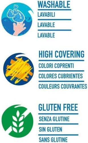 Carioca Tempera Colour Paints Carioca In Tube 10ml 12 Pieces