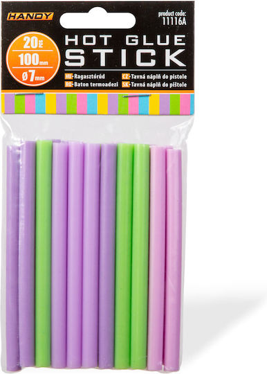 Hot Melt Glue Sticks 7 X 100 Mm Macaron Color 10 Pcs Pack