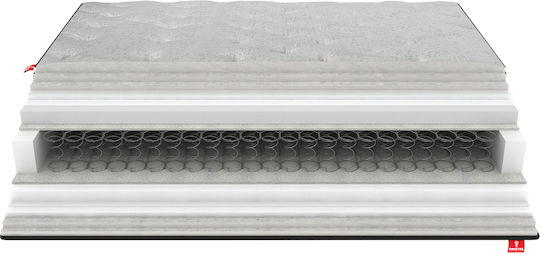 Eurotop Single Orthopedic Mattress 80x190x26cm with Springs & Topper