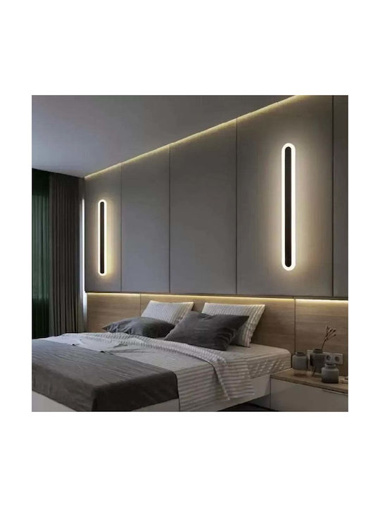 Caspian 15W Schwarze Wandleuchte Mit Integrierter LED Caspian 15W Schwarze Wandleuchte Mit Integrierter LED