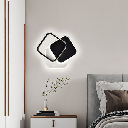 Led Crystal Chandelier Prismiq 39w 3 Squares Cool Warm Neutral Light Black Led Crystal Chandelier Prismiq 39w 3 Squares Cool Warm Neutral Light Black