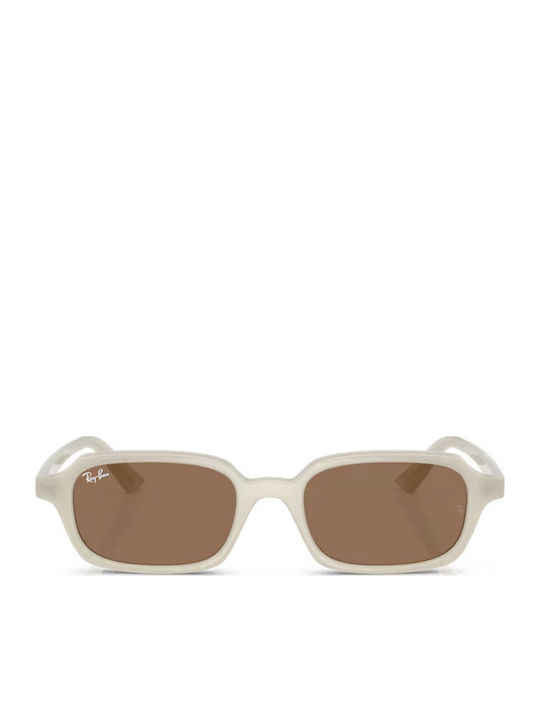 Ray Ban Sonnenbrillen Λευκά mit Kunststoff Gestell Ray Ban Sonnenbrillen Λευκά mit Kunststoff Gestell