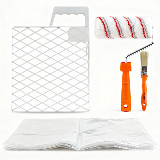 5-piece Roller Set – 18 Cm Roller + Tray + Brush + Foil + Frame
