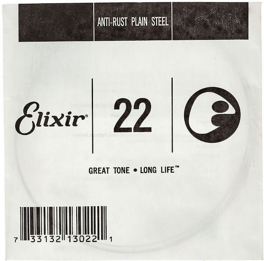 Elixir Elixir Anti-Rost Plain Einzel Stahl Laouto Saiten 22" Kugelkopf
