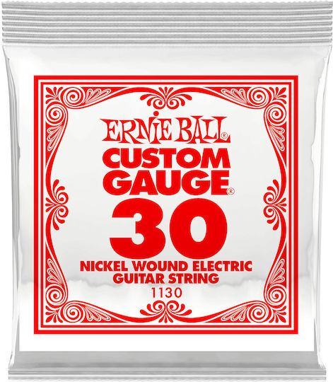 Ernie Ball Einzelne Nickel gewickelt Saite für Laute 30" Kugelkopf
