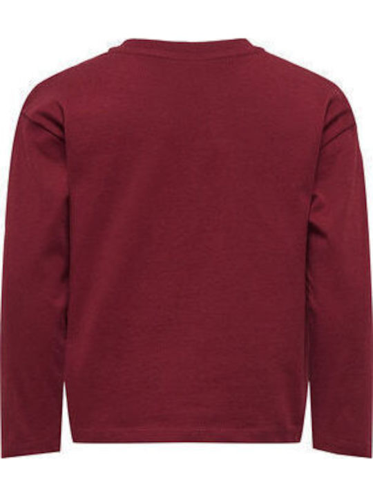 Kinderhemd Langarm Bordeaux 15360948