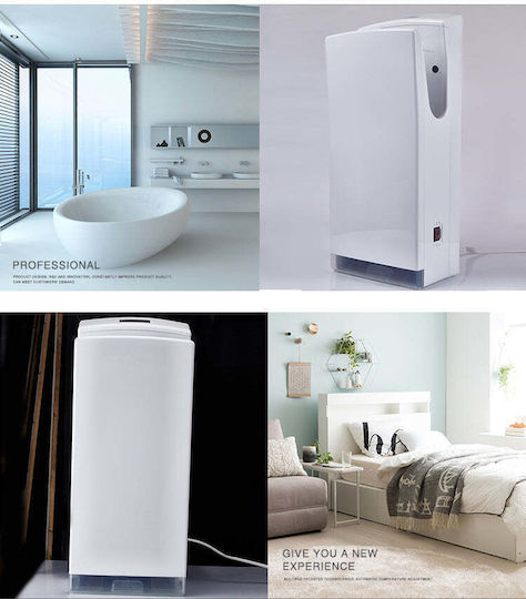 Alista Home Uscător De Mâini Din Plastic Cu Senzor În Culoare Albă 1.2kW AT1CT-IM1P-US1M-2026WH