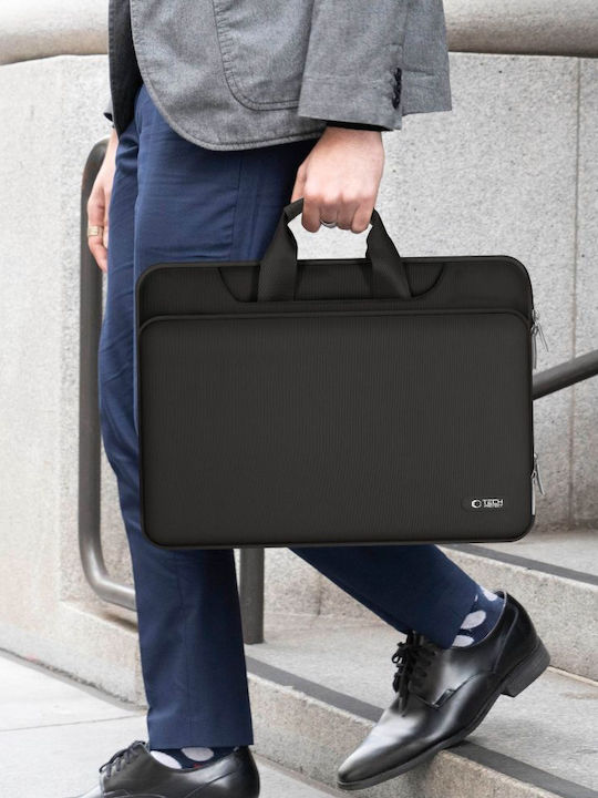 Tech-Protect Neopren Tasche Schulter / Handheld 16" Schwarz