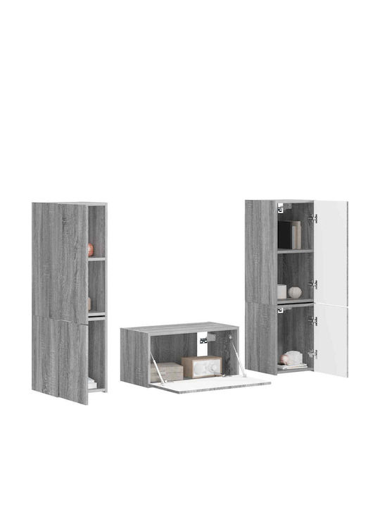Wohnzimmer TV-Einheit Gray Sonoma L30xB31xH60cm