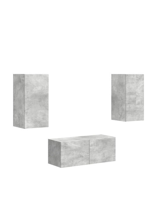 Wohnzimmer TV-Einheit Grey L78.5xB31xH30cm