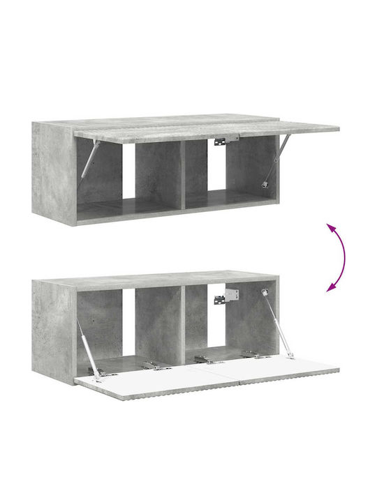 Wohnzimmer TV-Einheit Grey L78.5xB31xH30cm