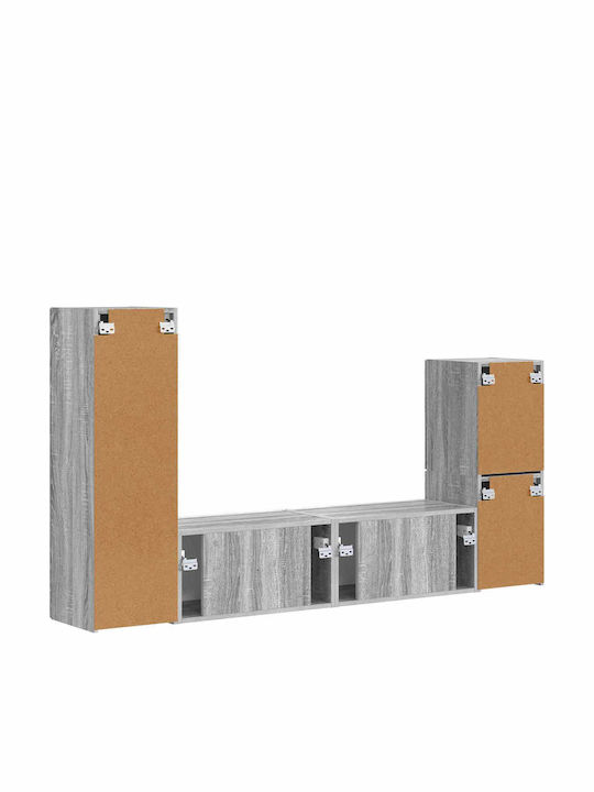 Wohnzimmer TV-Einheit Gray Sonoma L30xB31xH100cm