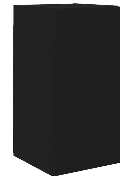 Wohnzimmer TV-Einheit Schwarz mit Beleuchtung M60xB31xH29,5cm