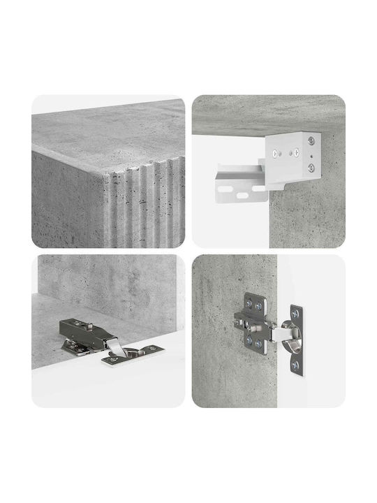 Wohnzimmer TV-Einheit Grey L30xB31xH60cm