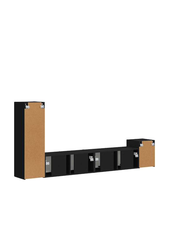 Living Room TV Unit Black L30xW31xH100cm