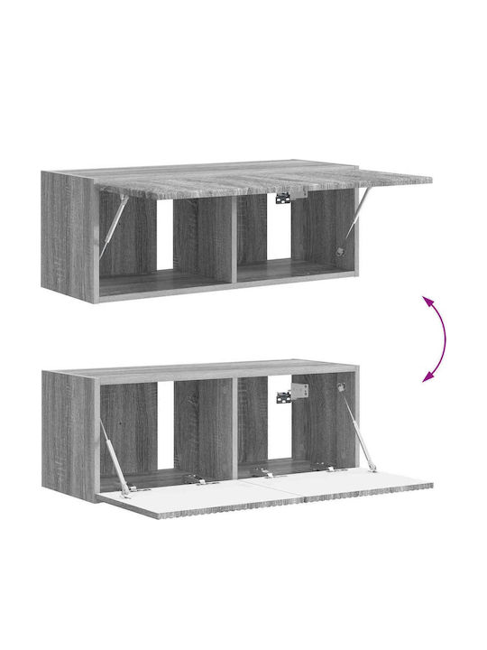 Wohnzimmer TV-Einheit Gray Sonoma L30xB31xH100cm