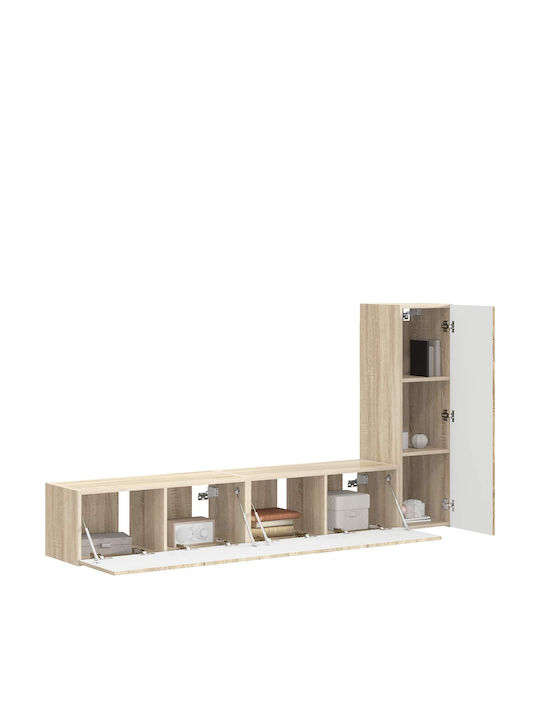Living Room TV Unit Sonoma Oak L30xW31xH100cm