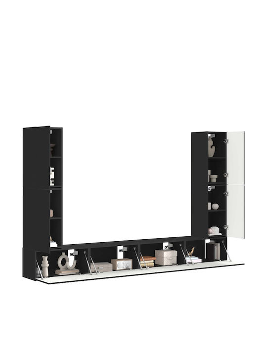 Wohnzimmer TV-Einheit Schwarz M31xB30xH60cm