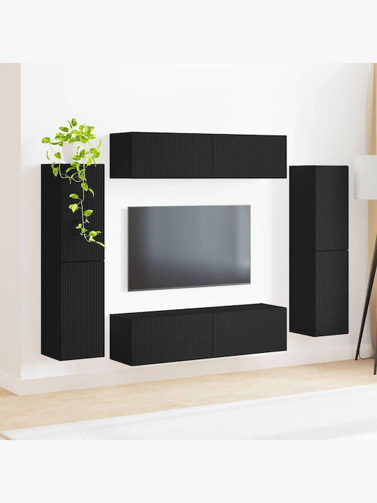 Wohnzimmer TV-Einheit Schwarz M31xB30xH60cm