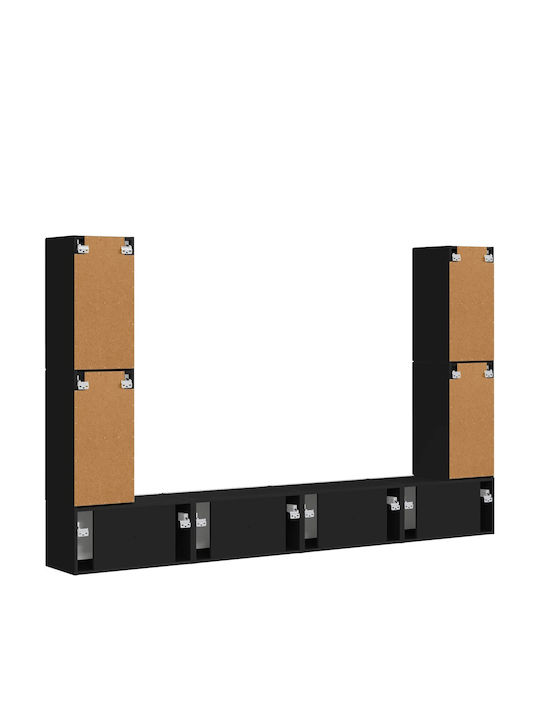 Wohnzimmer TV-Einheit Schwarz M31xB30xH60cm