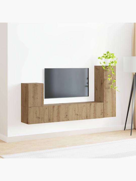 Living Room TV Unit Artisan Oak L30xW31xH100cm