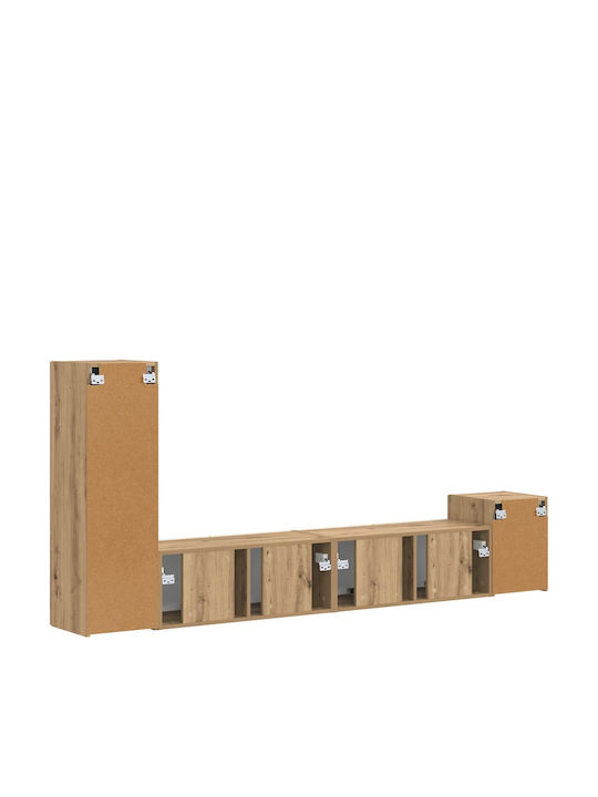 Living Room TV Unit Artisan Oak L30xW31xH100cm