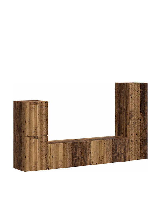 Living Room TV Unit Old Wood L30xW31xH100cm