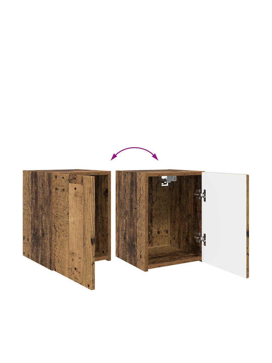 Living Room TV Unit Old Wood L30xW31xH100cm